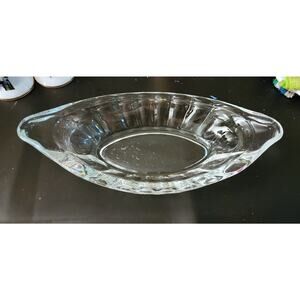 Clear Glass Banana Split Ice Cream Dish